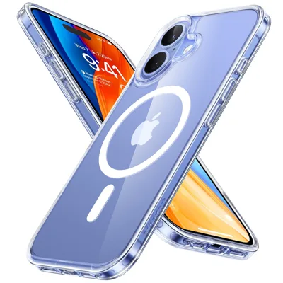 Diamond-Mag Series für iPhone 16 Plus Clear Handyhülle