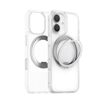 Fitness Magnetisches Standgehäuse für iPhone 17, Klar Handyhülle