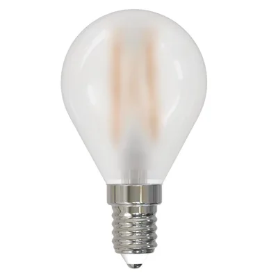 LED-Filamentlampe, E14, 470lm ers. 40W, Tropfen P45, matt, WW, dimmb., Ra90 (00232519)