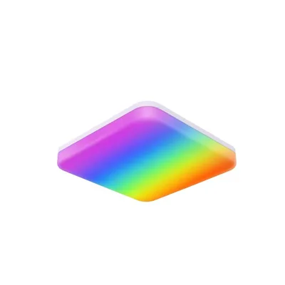 Smarte LED-Deckenleuchte, WLAN, Matter, RGBW, Sprach-/Appsteuerung, dimmbar (00176666)