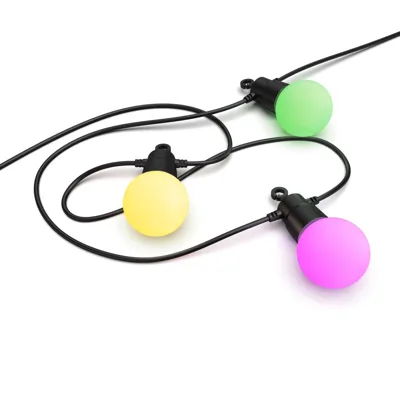 Smarte LED-Lichterkette, WLAN Lampenkette, außen IP44, Farbwechsel, 8 m (00176636)
