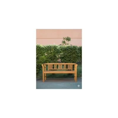 3-Sitzer Gartenbank aus Akazienholz, ca. 157 x 48,5 x 82 cm - Rose