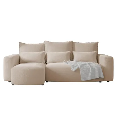 4All Home Ecksofa Hellrosa 248x148 cm