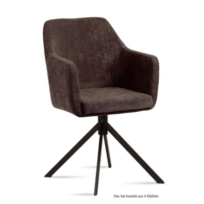 58aufmkessel Armlehnstuhl Braun, Schwarz 60x87x57 cm