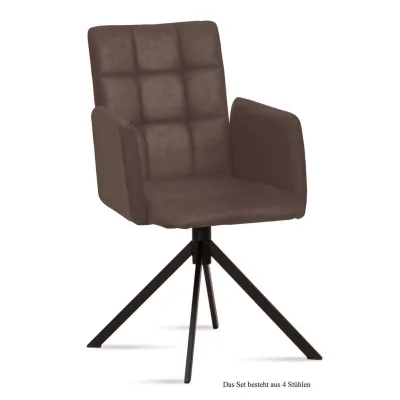 58aufmkessel Armlehnstuhl Braun, Schwarz 60x91x52 cm