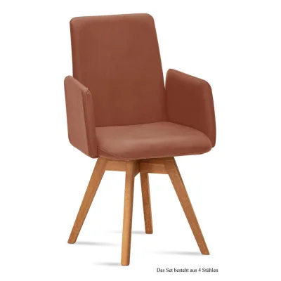 58aufmkessel Armlehnstuhl Cognac, Eiche 60x92x52 cm