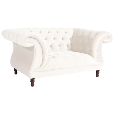 58aufmkessel Chesterfield Creme 100x80x167 cm