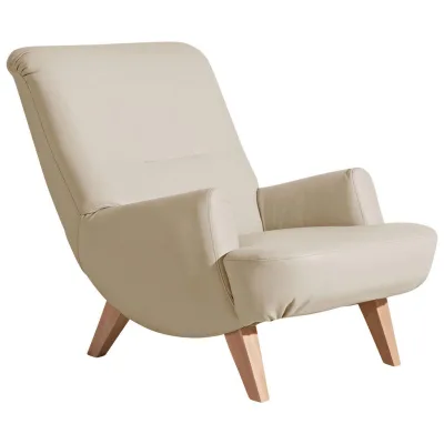 58aufmkessel Cocktailsessel Beige 71x80x101 cm