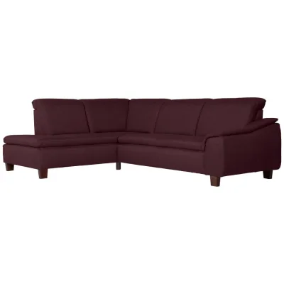 58aufmkessel Ecksofa Bordeaux 247x187 cm