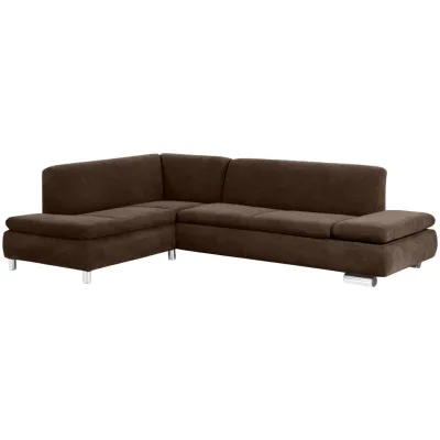 58aufmkessel Ecksofa Braun 270x190 cm