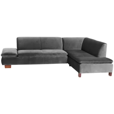 58aufmkessel Ecksofa Grau 270x190 cm