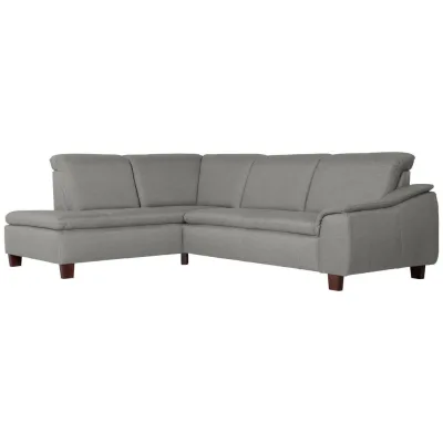 58aufmkessel Ecksofa Hellgrau 247x187 cm