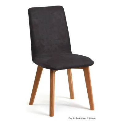 58aufmkessel Esszimmerstuhl Dunkelbraun, Eiche 60x92x47 cm