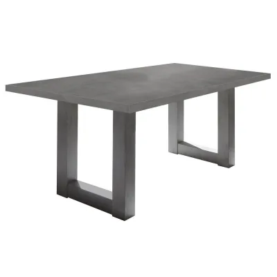 58aufmkessel Esszimmertisch Grau 90x75x180 cm