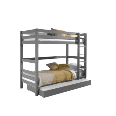 58aufmkessel Etagenbett Grau 90x200 cm