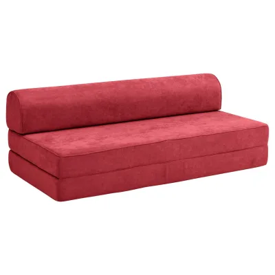 58aufmkessel Faltsofa Rot 80x57x160 cm