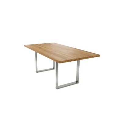 58aufmkessel Massivholztisch Wildeiche 74x100x200 cm