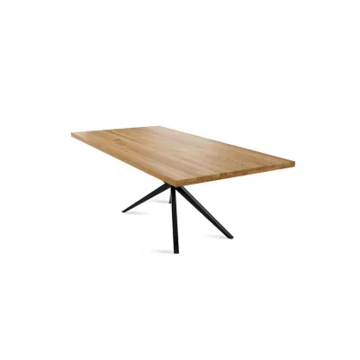 58aufmkessel Massivholztisch Wildeiche 76x90x180 cm