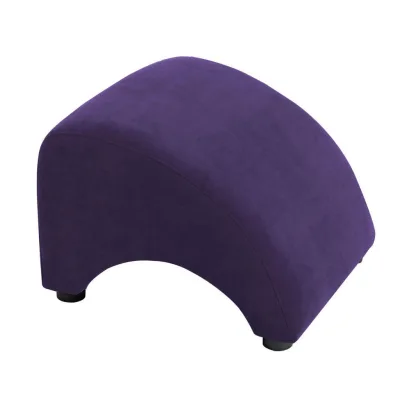 58aufmkessel Polsterhocker Violett 52x37x54 cm