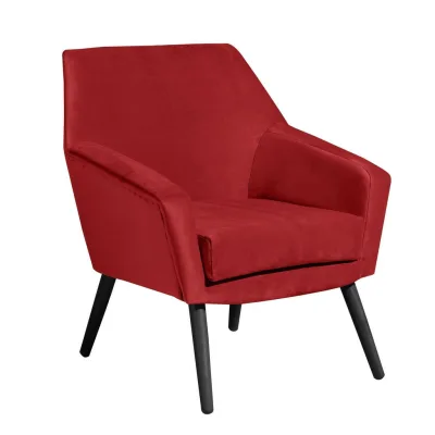 58aufmkessel Sessel Buche Kolonial, Kirschrot 71x81x67 cm