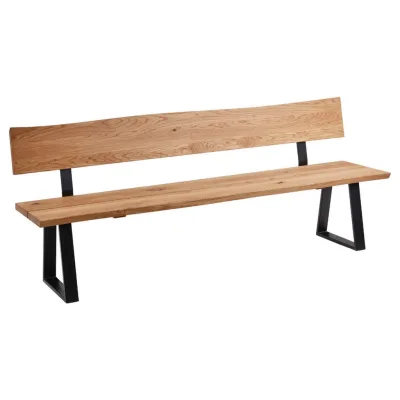58aufmkessel Sitzbank Wildeiche 180x87x54 cm