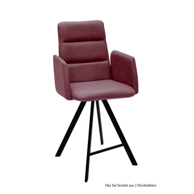 58aufmkessel Thekenstuhl Brombeere, Schwarz 60x109x52 cm