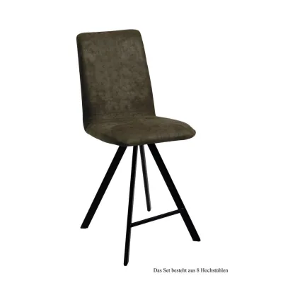 58aufmkessel Thekenstuhl Dunkelgrün, Schwarz 60x109x47 cm