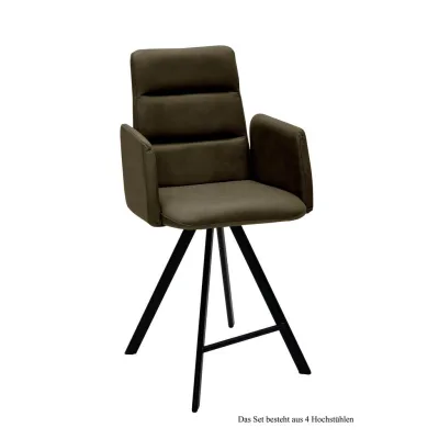 58aufmkessel Thekenstuhl Dunkelgrün, Schwarz 60x109x52 cm
