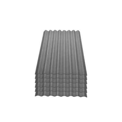 6er Pack Onduline® Easyline® Platte intensiv grau 1000 x 760 x 2,6 mm Profil 95/38