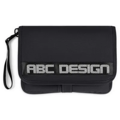 ABC Design Wickeltasche Organizer Multi Schwarz 25x18x4 cm