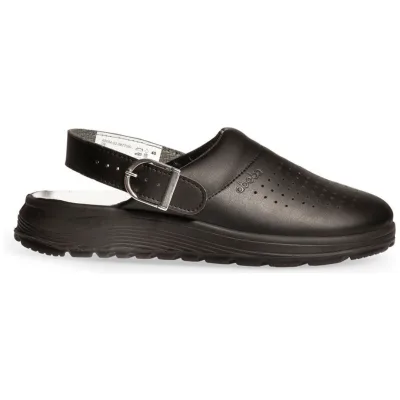 Abeba Clog Active 877030 SRC mit Schnalle Gr. 43 schwarz