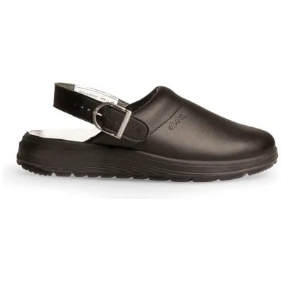 Abeba Clog Active 877031 SRC mit Schnalle Gr. 48 schwarz
