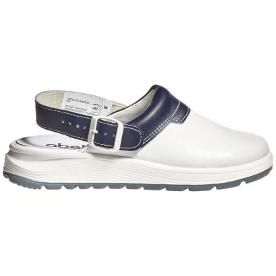 Abeba Clog EASY 2.0 87622 OB Gr. 43 weiß/blau