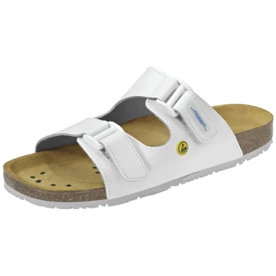 Abeba Pantolette Nature 4080 OB ESD SRC Gr. 36 weiß