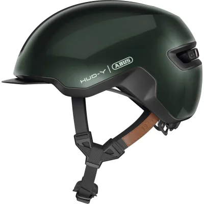 Abus Hud-Y, Fahrradhelm, dunkelgrün