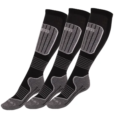 Accezzi Merino 20 Skisocken, 3 paar, schwarz