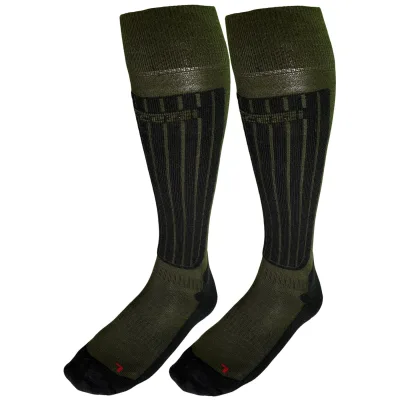 Accezzi Merino 80, Skisocken, 2 Paar, grün