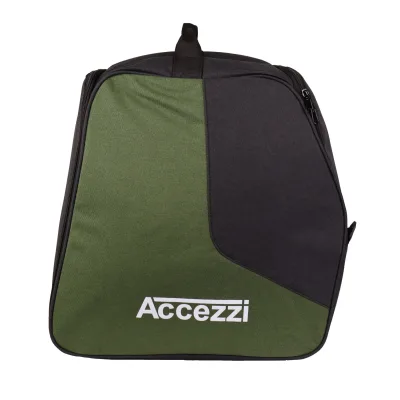 Accezzi schuh- und helmtasche, dunkelgrün
