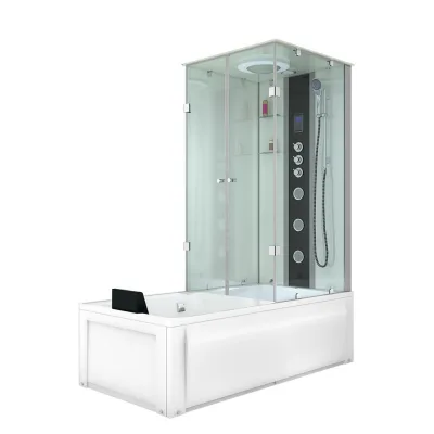 AcquaVapore by Sandra Jentho Dusche Weiß 90x225x180 cm