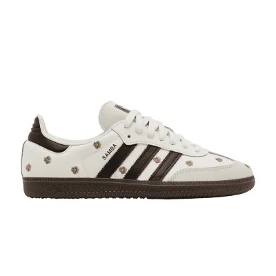 adidas Wmns Samba OG White Floral Embroidery