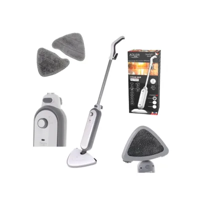 Adler AD 7057 Dampfwischer 1300W - Bodenreiniger mit 380ml Tank