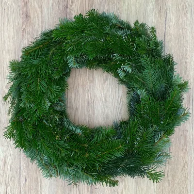 Adventskranz, Nordmanntanne, rund gebunden, ca. 50 cm Ø