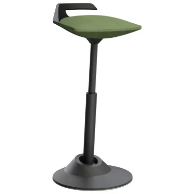 Aeris Bürohocker Grün, 38x51-84x38 cm