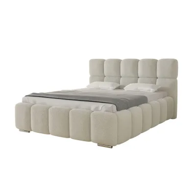 Agmat-Furniture Polsterbett Beige 200x200 cm