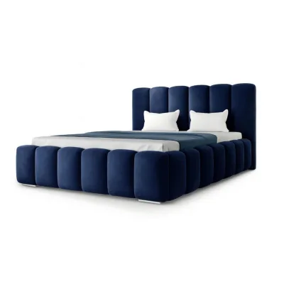 Agmat-Furniture Polsterbett Blau 160x200 cm