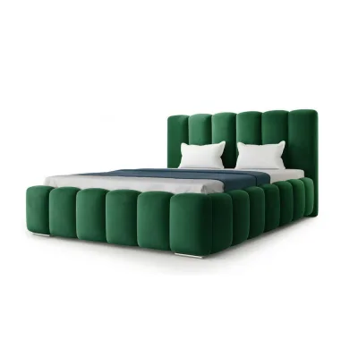 Agmat-Furniture Polsterbett Grün 200x200 cm