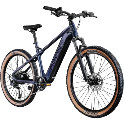 Agon Alpha E Bike Mountainbike Herren 160 - 185 cm Pedelec 27,5 Zoll Hardtail MTB Trail mit Ananda Motor 10 Gang 540 Wh