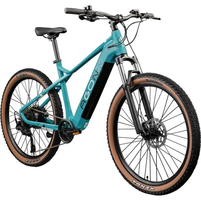 Agon Alpha E Bike Mountainbike Herren 160 - 185 cm Pedelec 27,5 Zoll Hardtail MTB Trail mit Ananda Motor 10 Gang 540 Wh