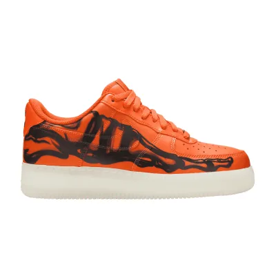 Nike Air Force 1 Low Orange Skeleton Halloween