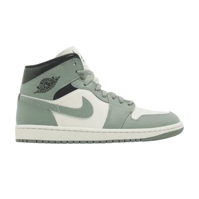 Air Jordan 1 Mid Jade Smoke